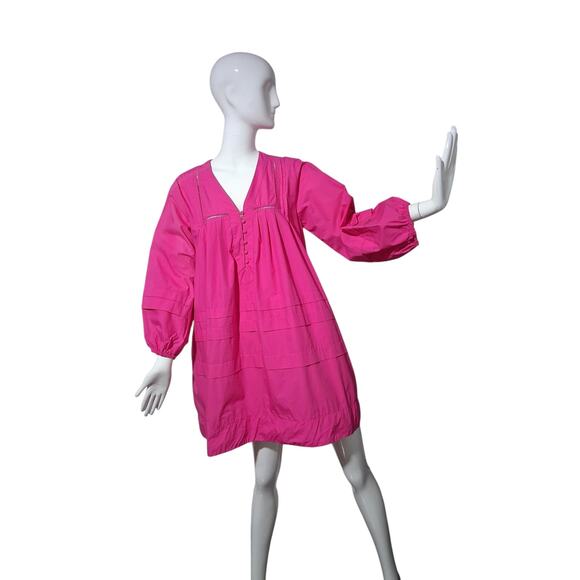 Caryn Lawn Stevie Dress Womens One size Quiet Luxury Bohemian Old Money Preppy - Picture 4 of 16